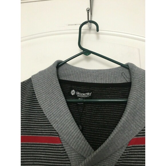 Akademiks Men's Big & Tall Striped Cardigan Sweater Size 4XL Multi-Color - Picture 4 of 11
